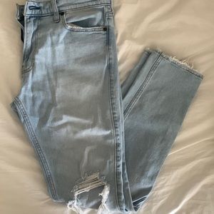 Mens distressed Hollister super skinny epic flex jeans w34xL32